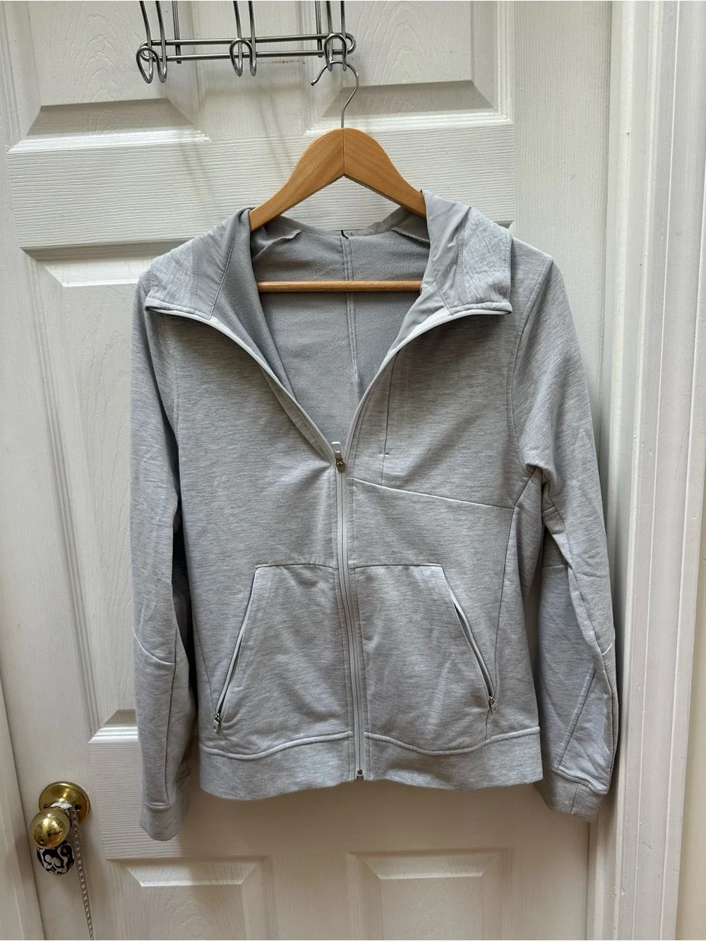 Lululemon City Sweat Zip Hoodie Heathered Ultra Light Grey